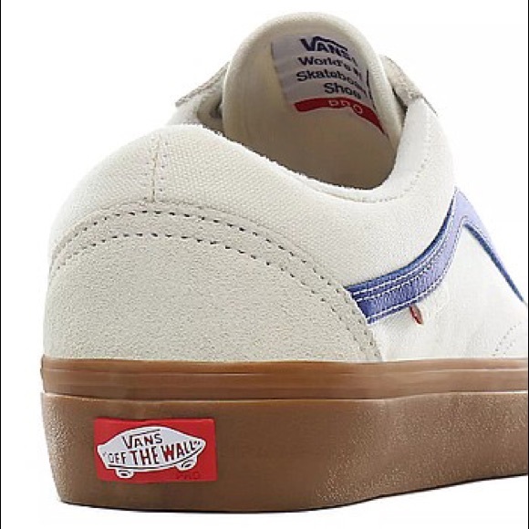 Vans Old Skool Pro Marshmallow Blue Gum - Picture 4 of 4